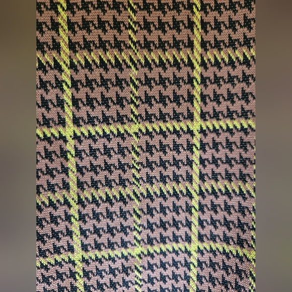 Zara Plaid Retro Inspired 60s Highwaisted Wide Leg Maude Capri Length Size S - Picture 3 of 5